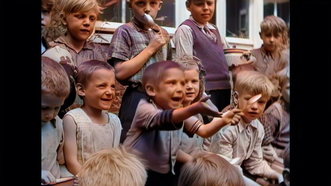 Emotional film about the sad Hunger Winter (1944/1945) in The Netherlands during WWII in color