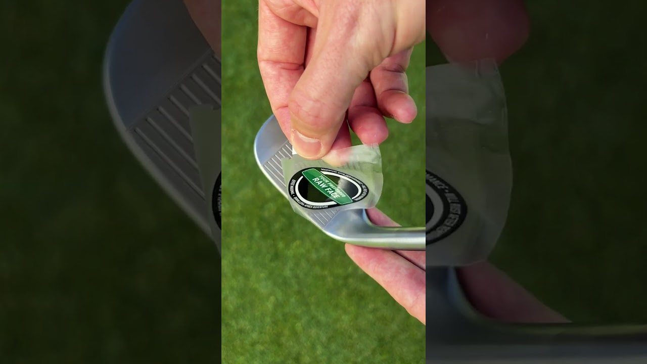 Peeling Off The Sticker On Milled Grind 4 Wedge | TaylorMade Golf