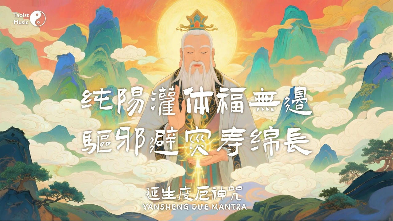 通天地能量！「延生度厄咒」純陽灌體福無邊，驅邪避災壽綿長！Taoist the 