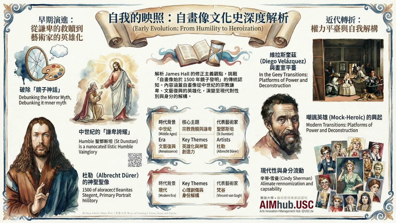 《AIMhub.USC》自我的映照：自畫像文化史深度解析