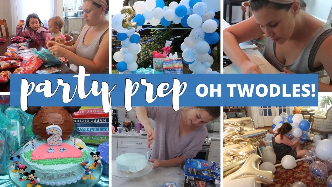 DIY MICKEY BIRTHDAY PARTY - OH TWODLES!! PARTY PREP & DECOR