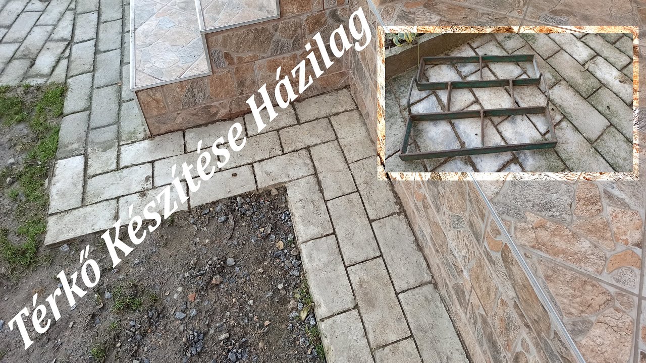 Térkő készítés házilag / Making paving stones at home