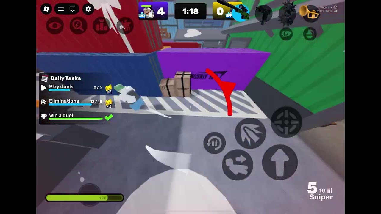 1 v1 ing random people