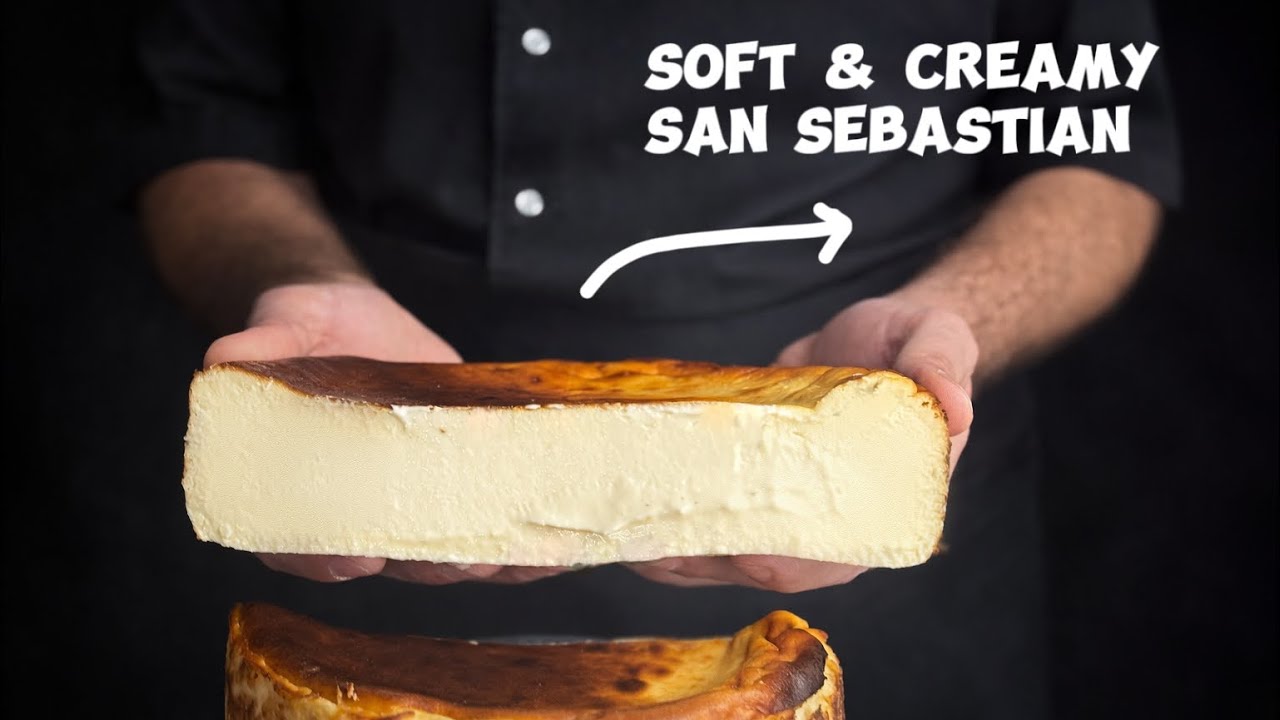 The Creamiest San Sebastian Cheesecake Ever 🤯| Burnt outside | Melt Inside 