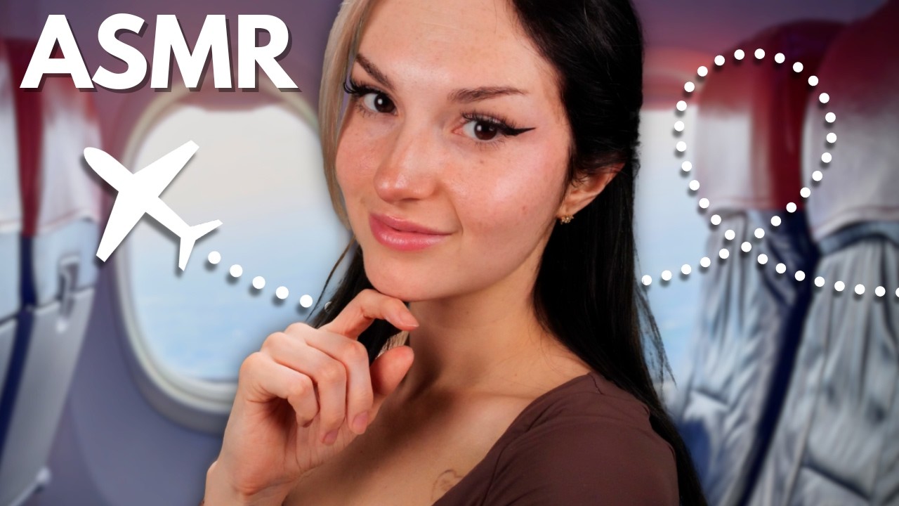 ASMR Girl On The Plane Is Obsessed With You | Personal Attention Roleplay