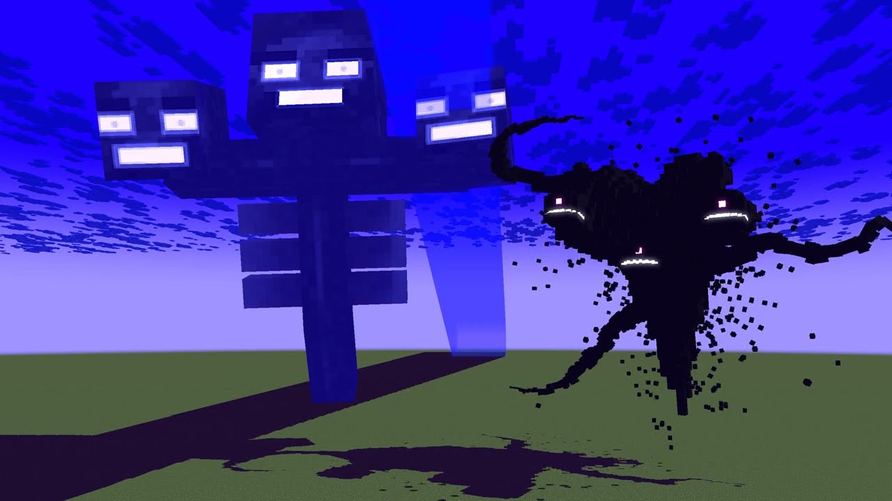 Witherzilla Storm Vs Witherzilla and Wither Storm