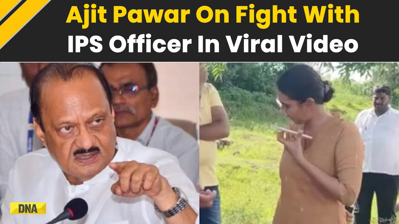 Ajit Pawar Vs IPS Officer: Ajit Pawar On Viral Video 'Threatening' Woman IPS Officer Anjana Krishna