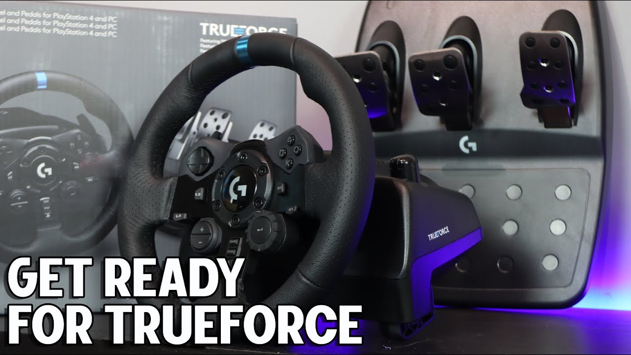 NEW LOGITECH G923 TRUEFORCE Steering Wheel and Pedals!