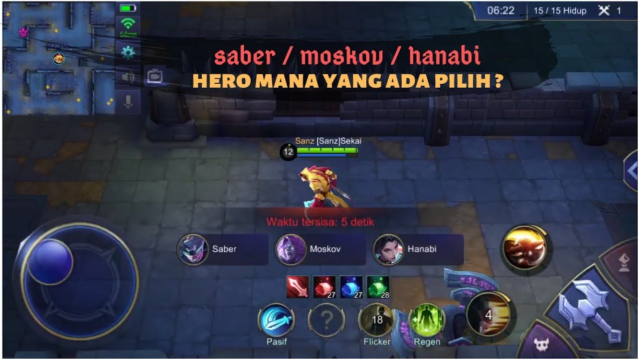 [Mobile Legends] Tiga pilihan manaa yang anda pilih ? Mode Evolve auto win !