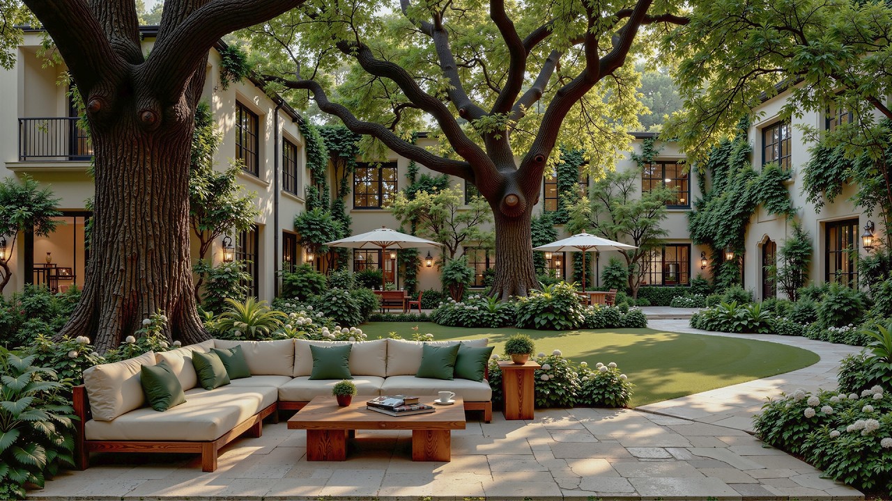 Peaceful Courtyard Garden Jazz 🌿 Cozy Outdoor Space with Smooth Jazz for Focus, Work and Relaxation