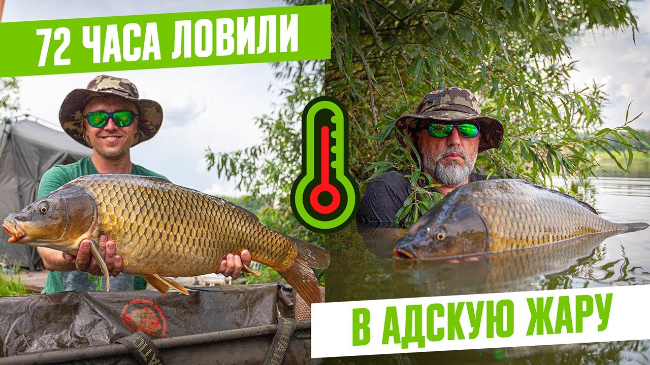 72 ЧАСА ЛОВЛИ В АДСКУЮ ЖАРУ!!!  / Russian Carpfishing League сезон 2021/ Дивизион D1 CARPTODAY