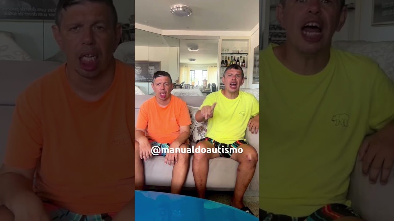 G&ecirc;meos autistas &Acirc;ngelo e Augusto 🧩 #shorts #autismo #compreens&atilde;o #inclus&atilde;o #manualdoautismo