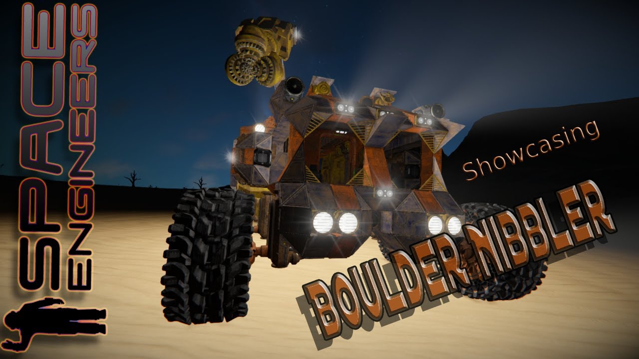Boulder Nibbler Mouse Controle Crane - Space Engineers - Showcase