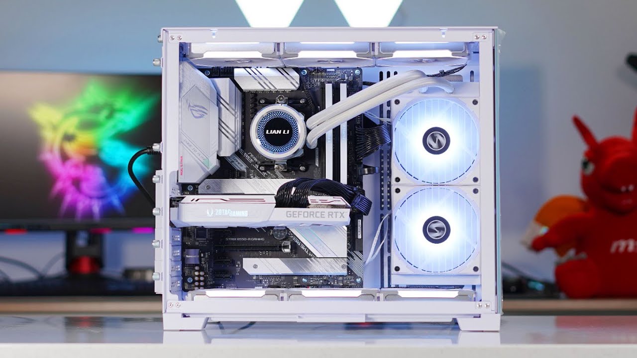 LIANLI O11D Mini Snow GAMING PC Build