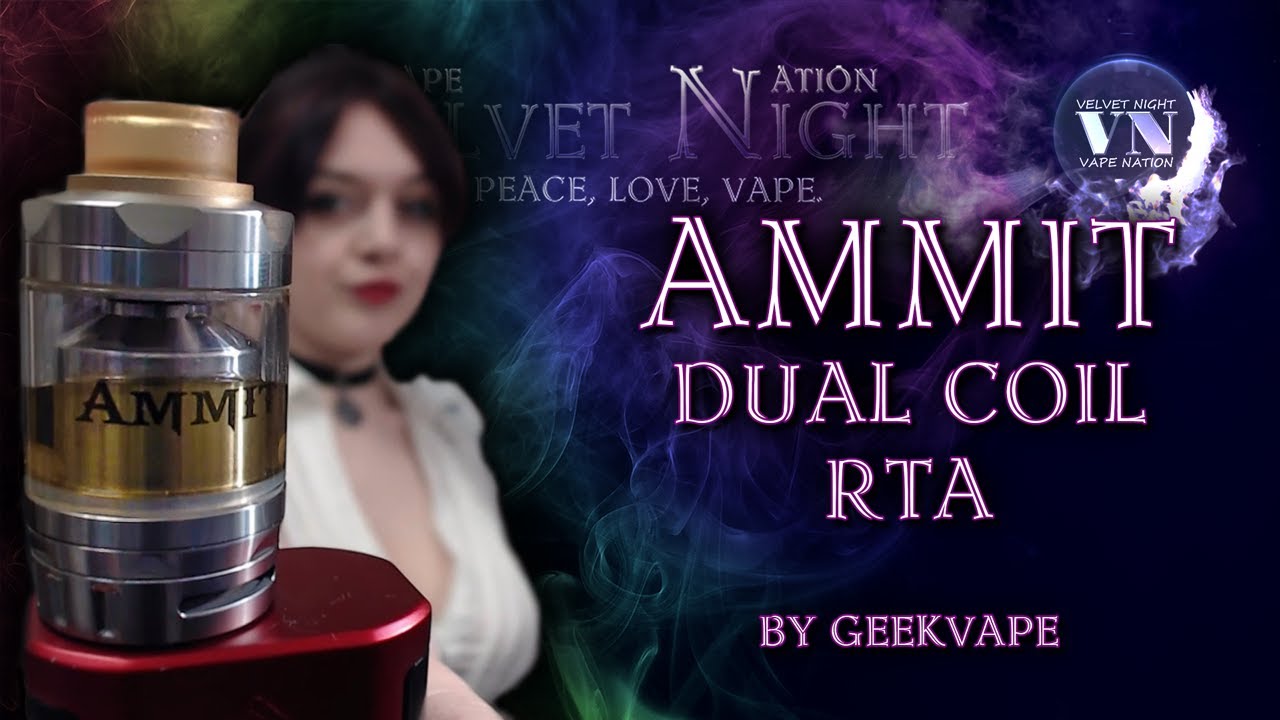 Geekvape Ammit Dual Coil RTA. Одно большое 