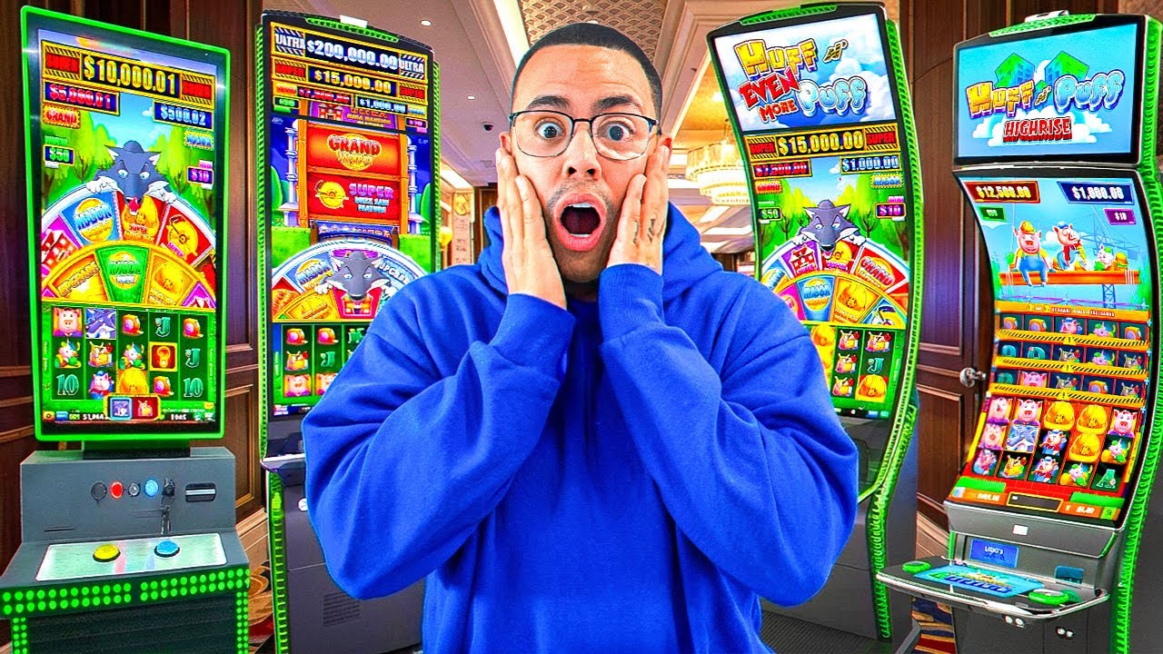 I Played EVERY SINGLE Huff n&rsquo; Puff Slot Machine!
