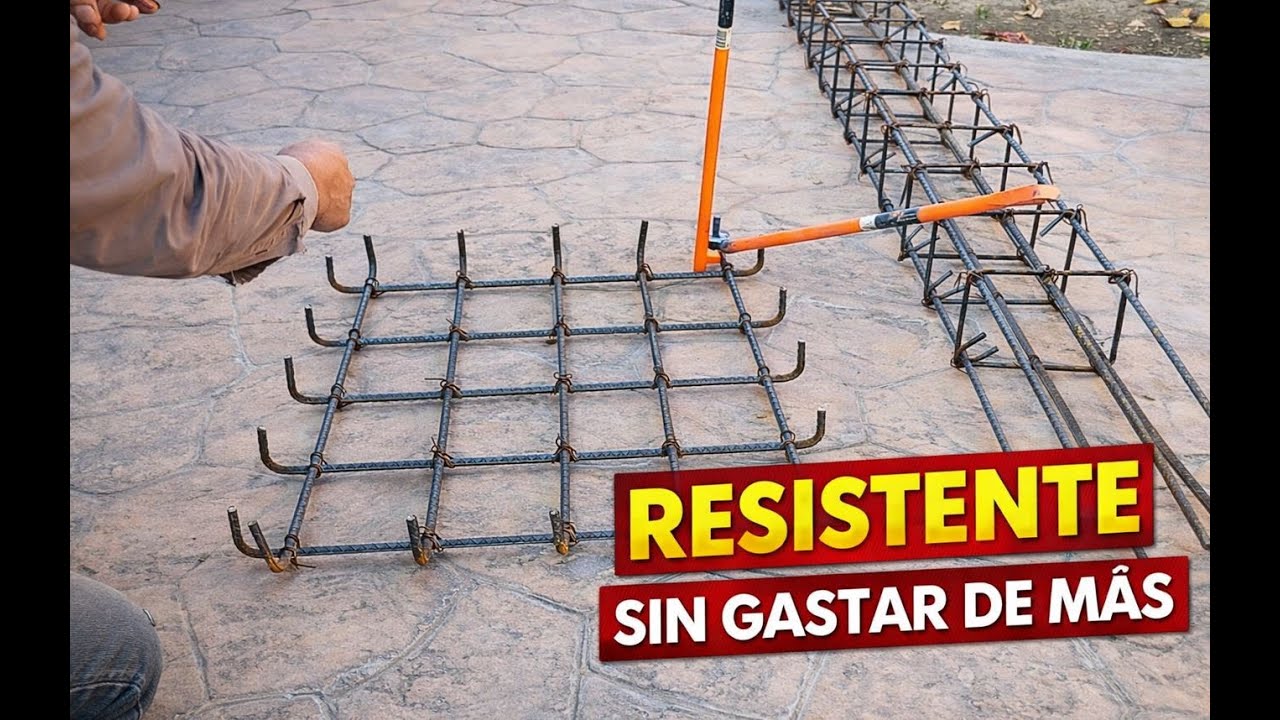 Así se Hace un CASTILLO con PARRILLA para ZAPATA (Resistente y Económico)