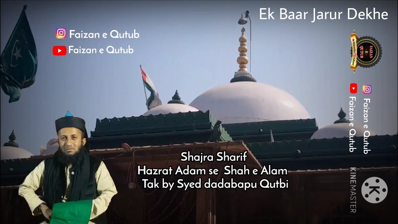 Shajra Sharif || Sarkar Shah e Alam || by Syed dadabapu Qutbi || Faizane Qutub