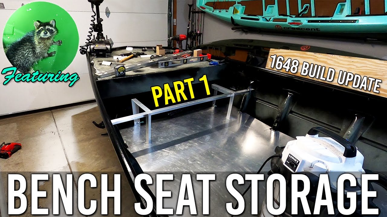 JON BOAT BENCH SEAT STORAGE - Part 1 - Aluminum Framing