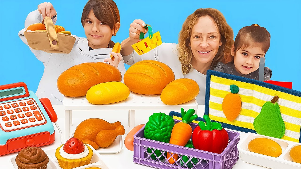 Nicole ve Defne'nin Zara'dan Alışveriş Macerası! Kızlar i&ccedil;in market oyunları. 🛒👩