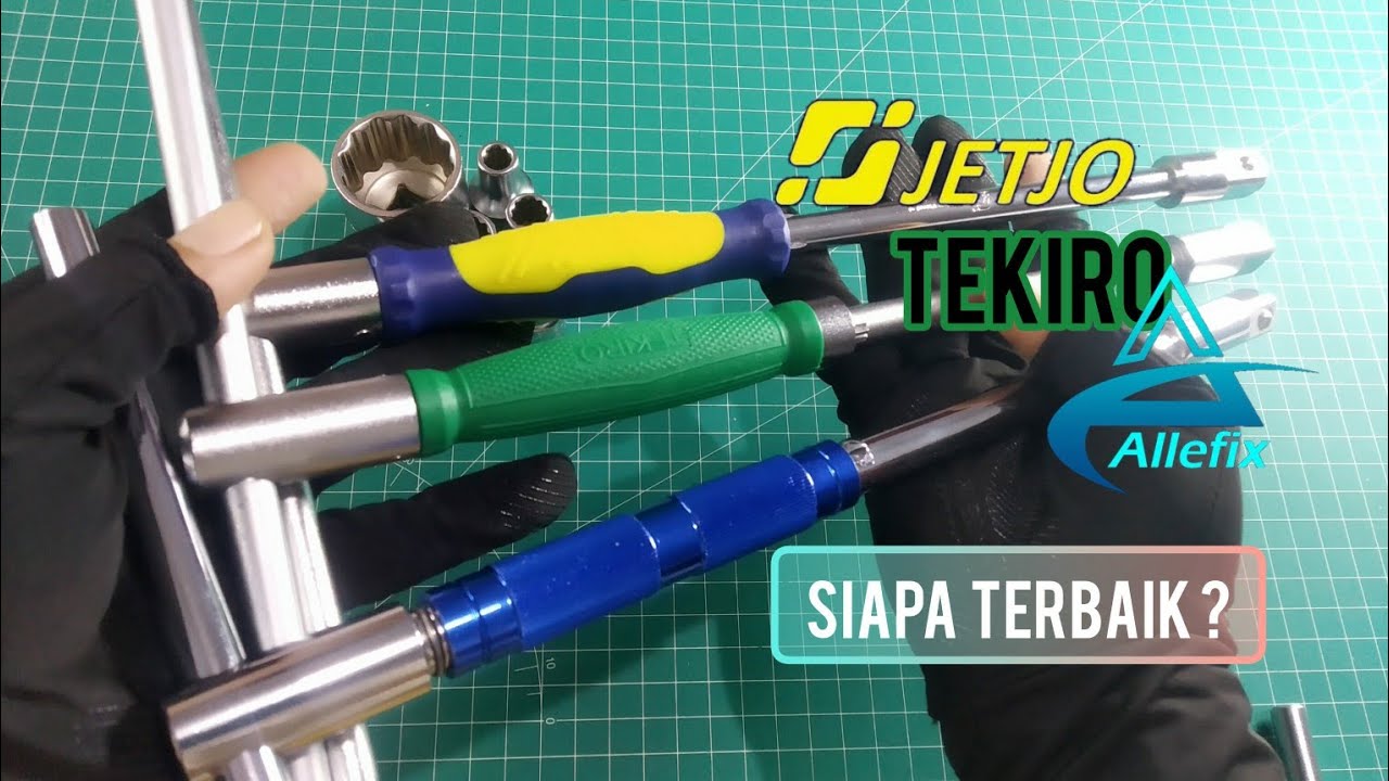 Gagang Sok T Putar Tekiro - Jetjo - Allefix // Mana yang paling worth it?