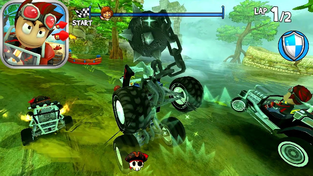 Rock Stomper Vehicle 500 HP championship 2021 Game Play | Beach Buggy Racing 2014 PC