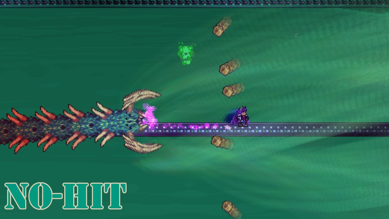 Terraria Fargo's Souls DLC Mod: Aquatic Scourge Nohit (Eternity-Death & Masochist-Death Mode)