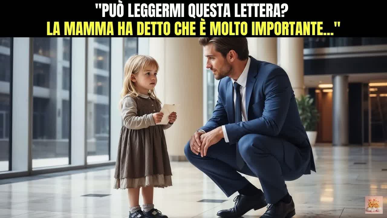 Può leggere questa lettera？ È molto importante… — La lettera della bambina portato il CEO alle l