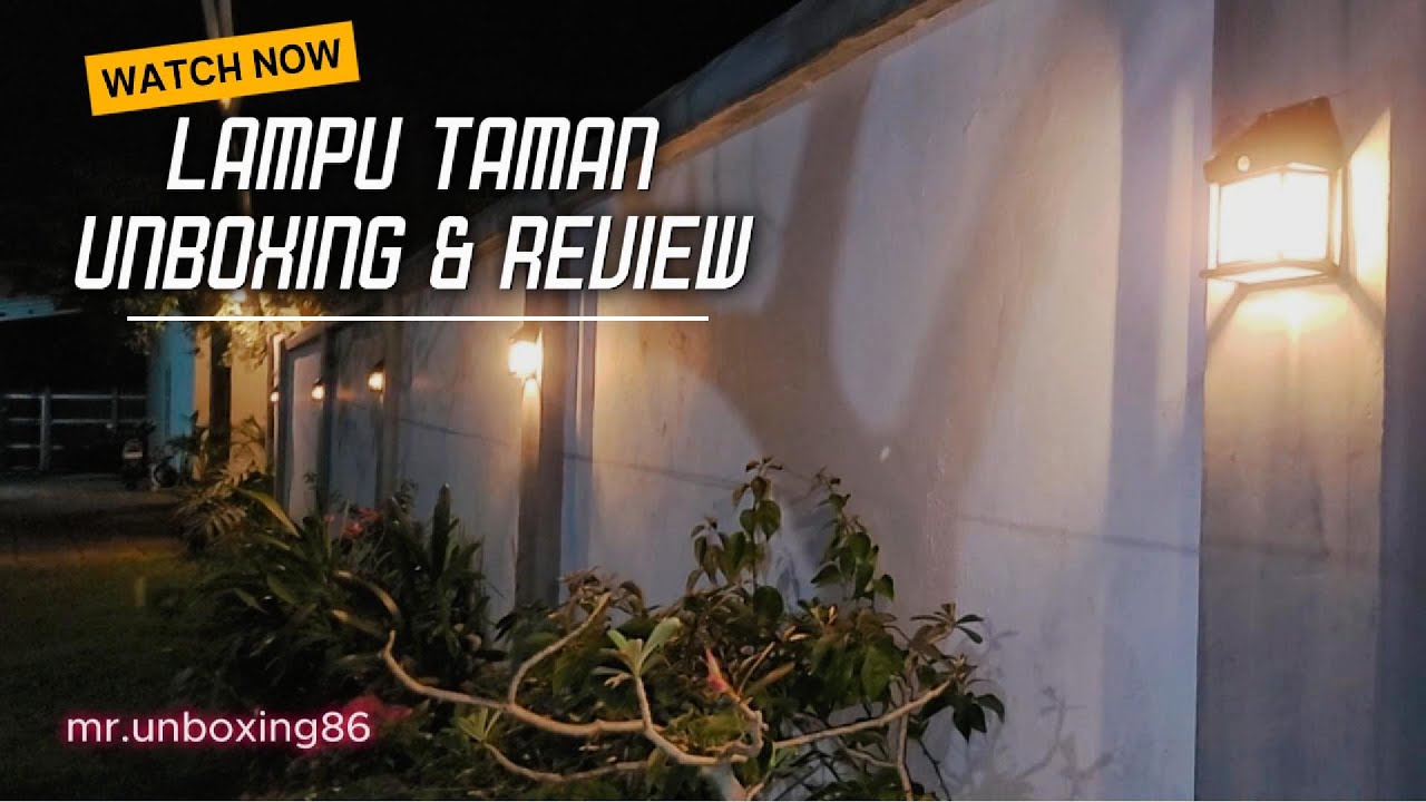 Unboxing & Install KISEKI Lampu Taman Estetik