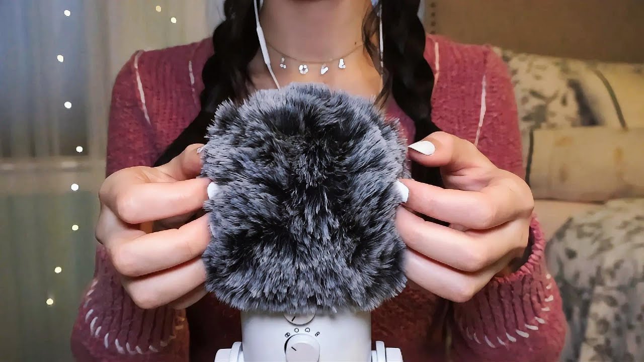 ASMR Soft Fluffy Mic Scratching for Sleep (No Talking, 3 Hours)
