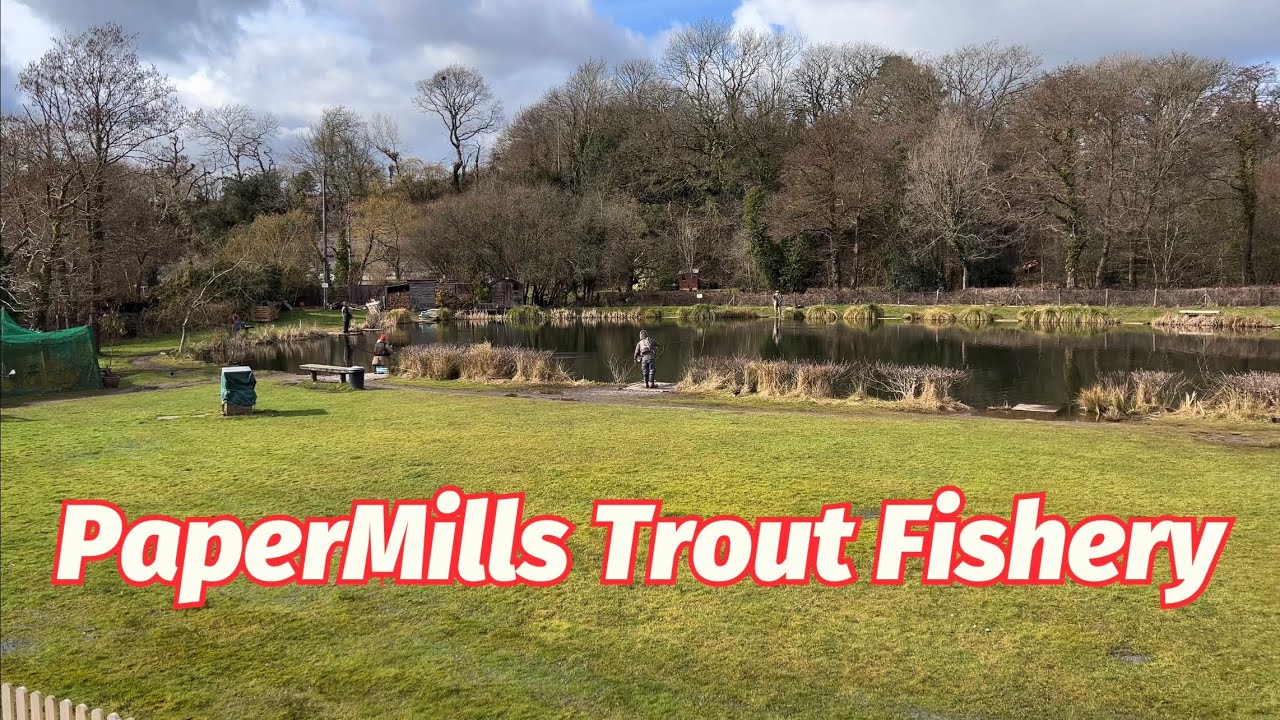 Stillwater Fly Fishing for Rainbow Trout - Papermills Trout Fishery South Wales