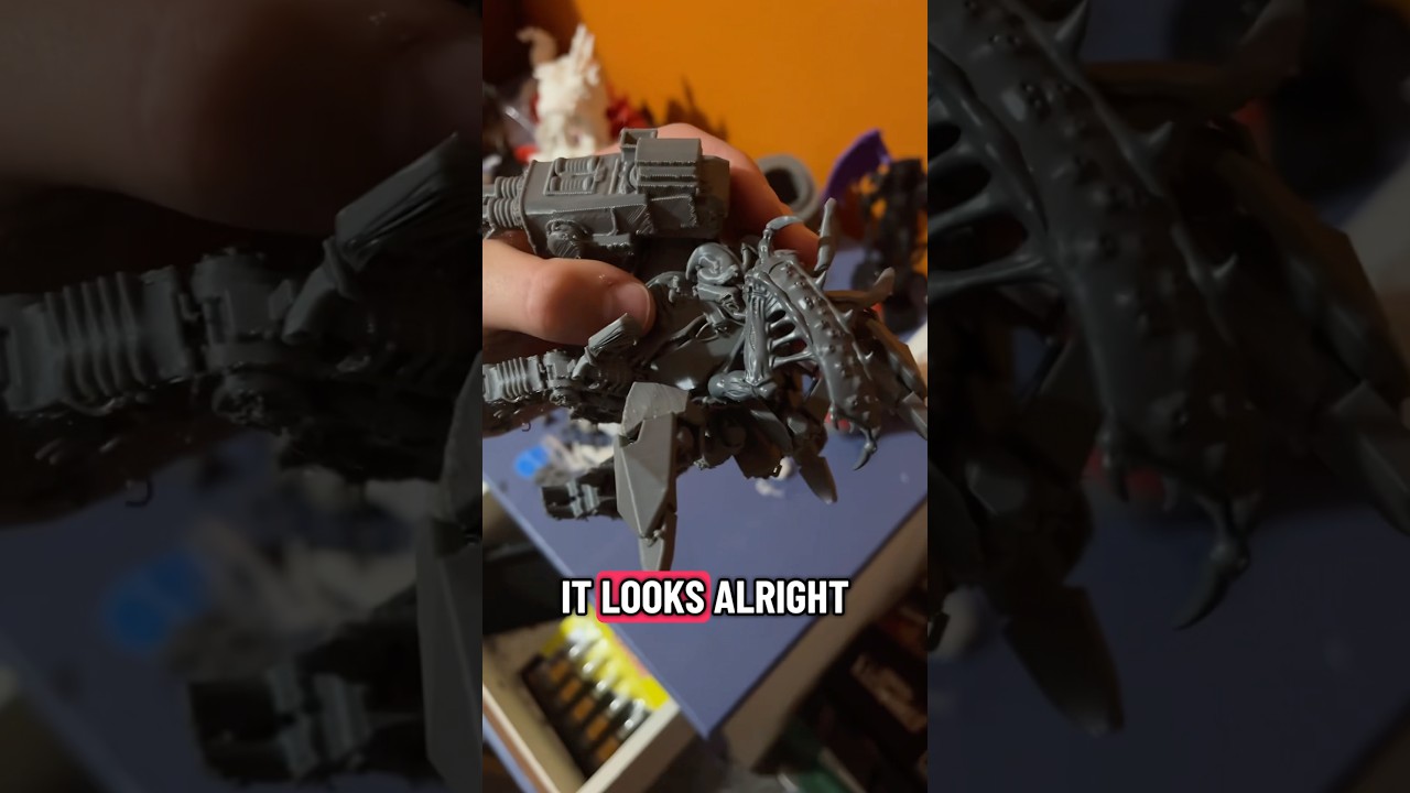 Fixing my defiler misprint #wh40k #3dprinting