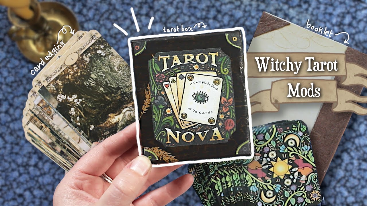 3 Witchy Tarot Modifications to Personalize Your Practice - DIY Tarot Box,  Booklet & Card Edging