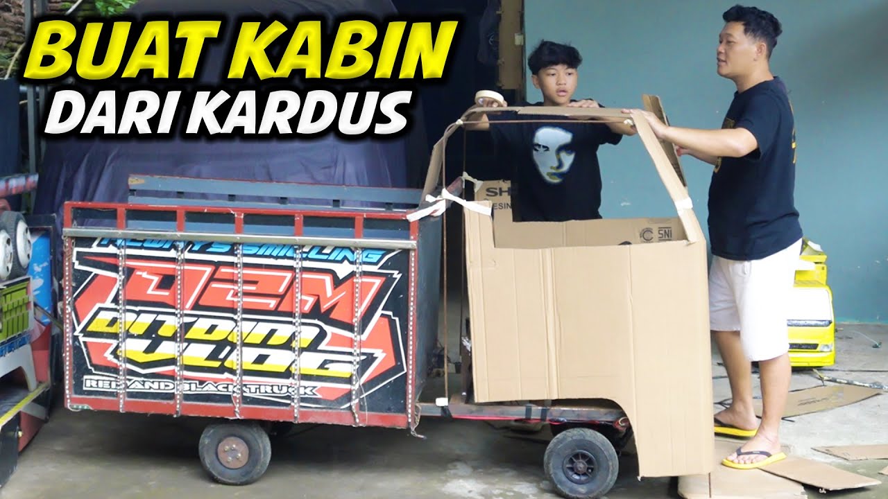 COBA PASANG KABIN DI SASIS DIMAS!! JADI TRUK CANTER ATAU GIGA YA BAGUSNYA??