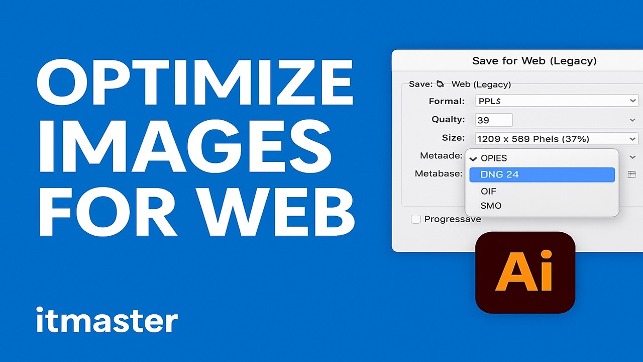 Optimize Images for Web with Adobe Illustrator: Make Your Website Faster & Sharper!