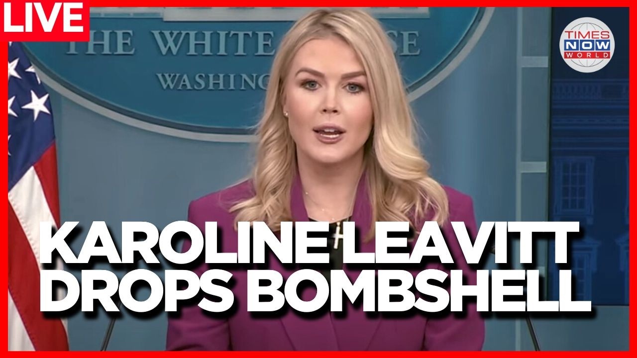 WHITE HOUSE LIVE | Press Secretary Karoline Leavitt Holds Live Briefing In Washington DC | Trump