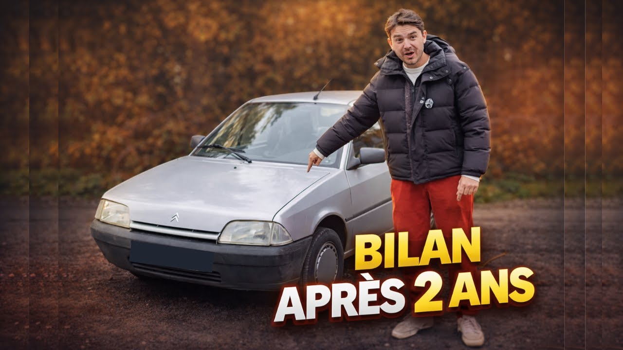 💰 PLUS de 3000€ DÉPENSÉS... mon BILAN en CITROËN AX, APRÈS 2ANS ⚙️