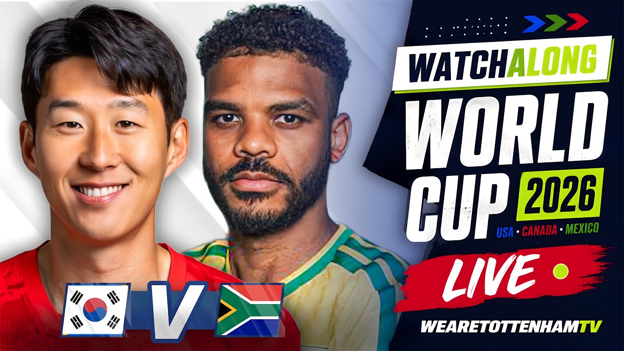 South Korea Vs South Africa LIVE WORLD CUP WATCH ALONG
