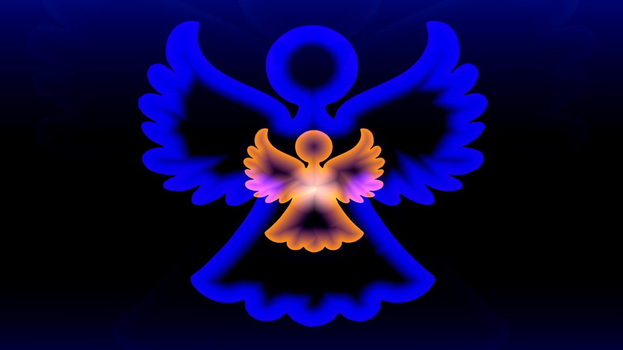 Descanso apacible y sueños felices con Angeles Multicolor - Sleeping wallpaper - UHD 4K