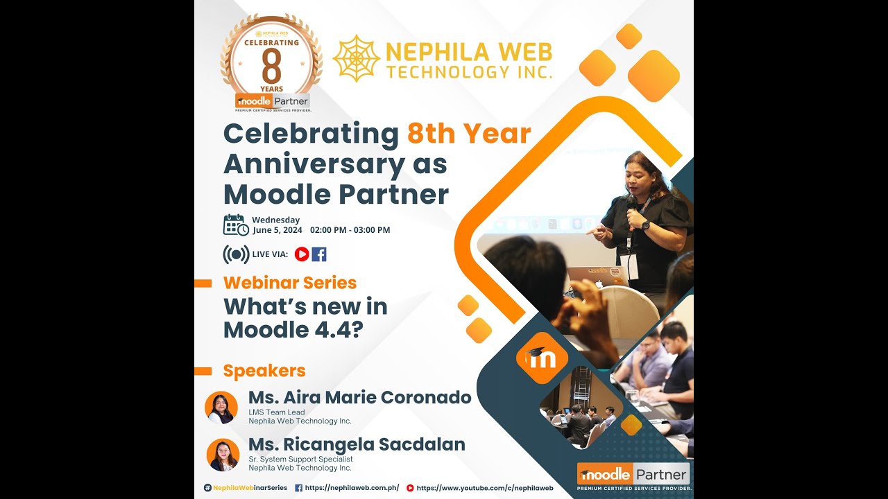 “What’s New in Moodle 4.4”, LIVE VIA Facebook & Youtube!