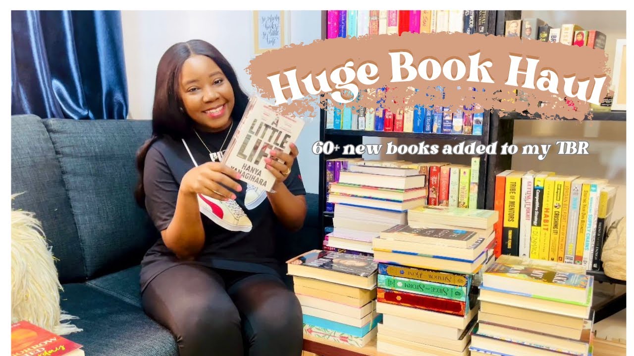 Huge Book Haul (My biggest book haul ever *60+ books*  book outlet + the works + book thrifting )