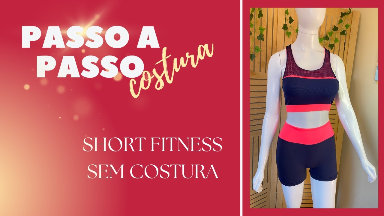 Ref. 210 - Molde short sem costura no gancho frente