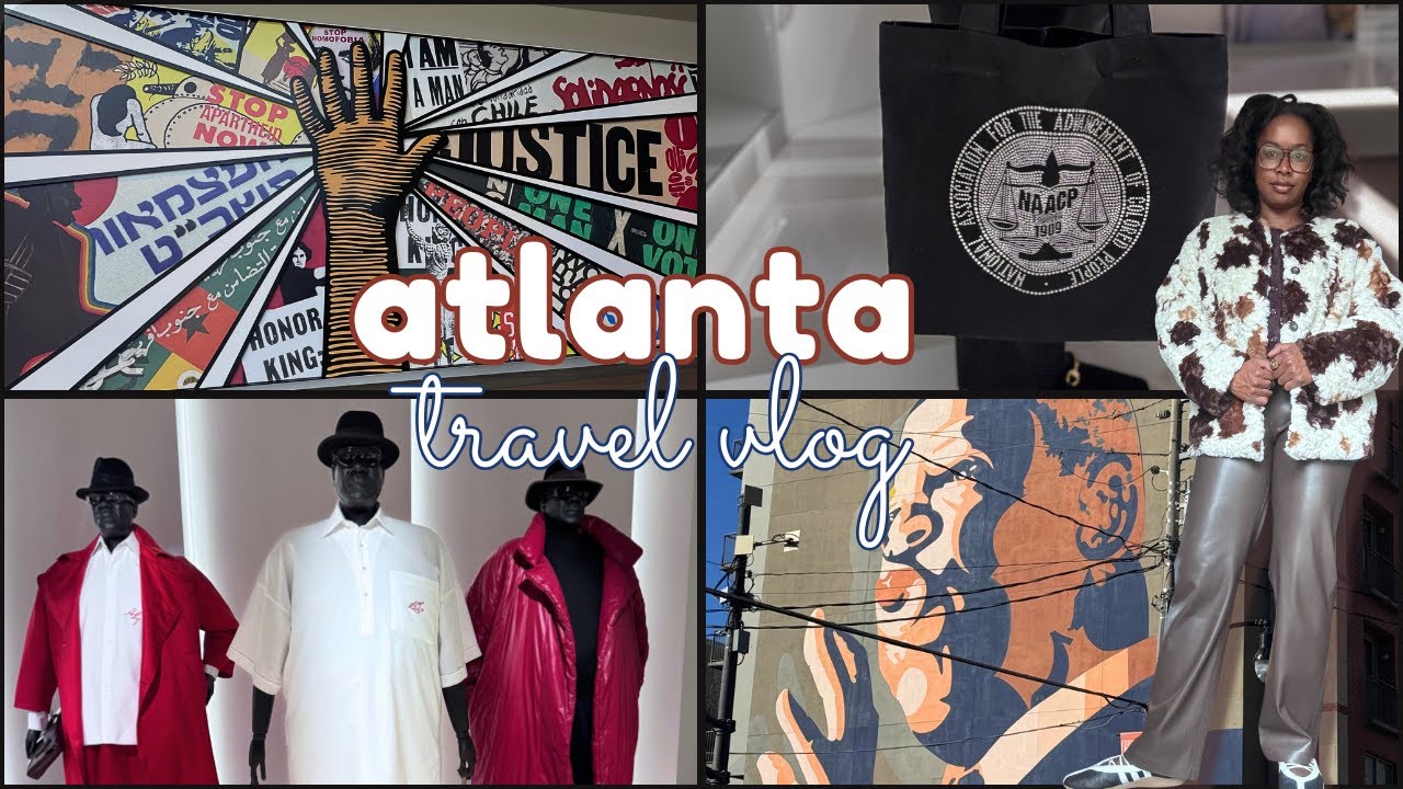 long weekend solo in *ATLANTA* 🍑 | André Leon Talley Exhibit, MLK weekend, dining | travel diary