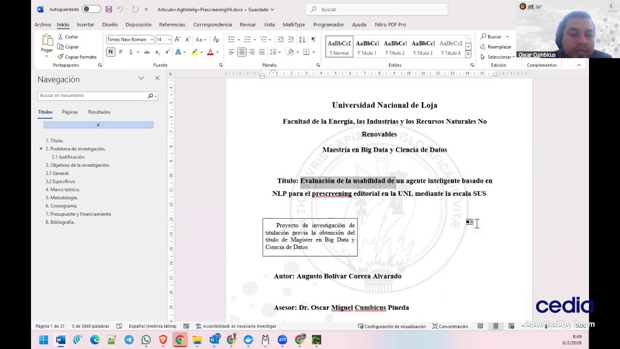 Reunión Tesis Posgrado