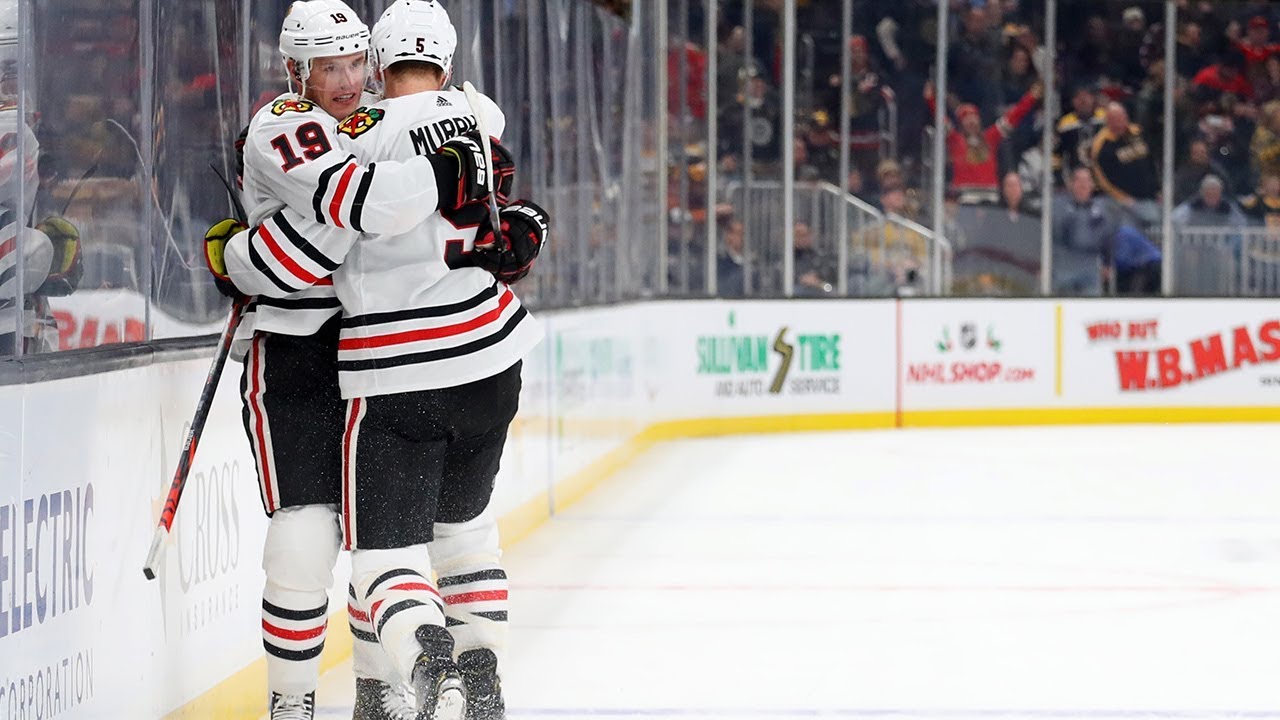 Toews beats Rask on a breakaway for OT victory
