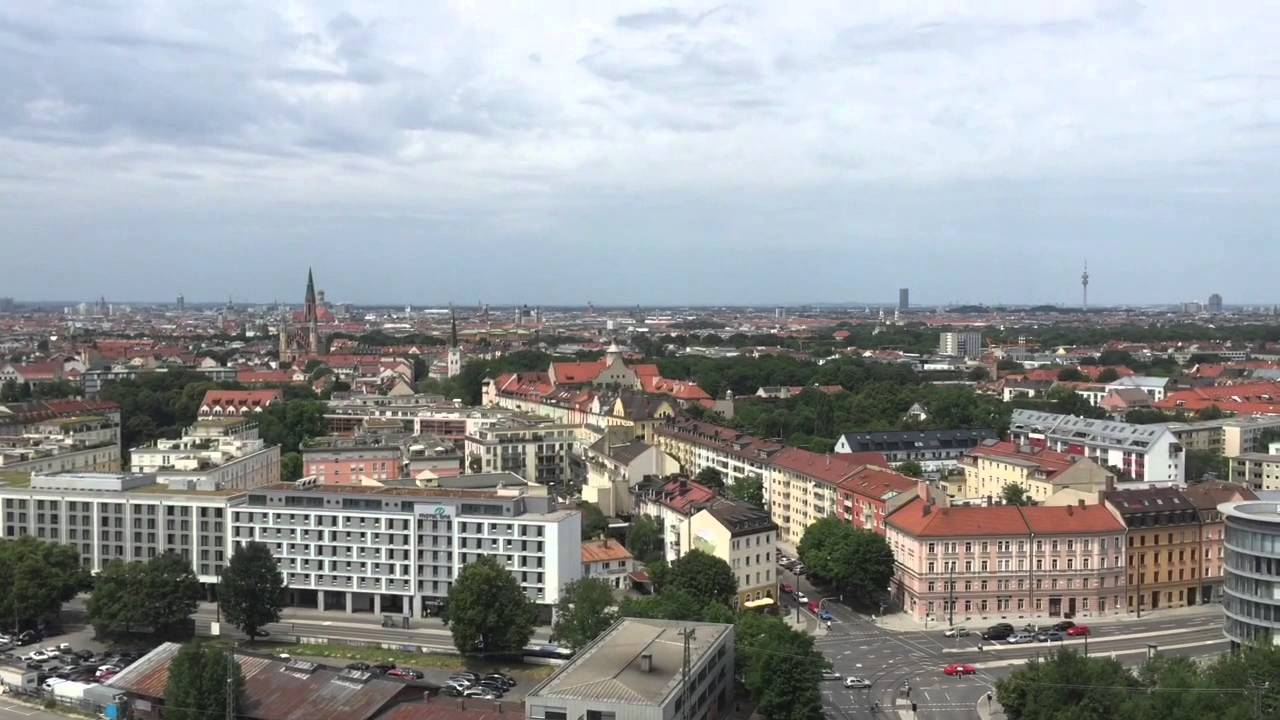 M&uuml;nchen von oben. Haidhausen.