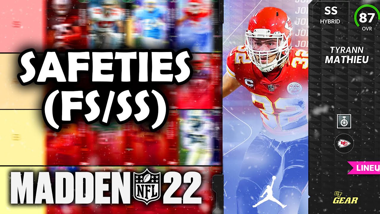RANKING the BEST Safeties (FS/SS) in Madden 22 Ultimate Team (Tier List)