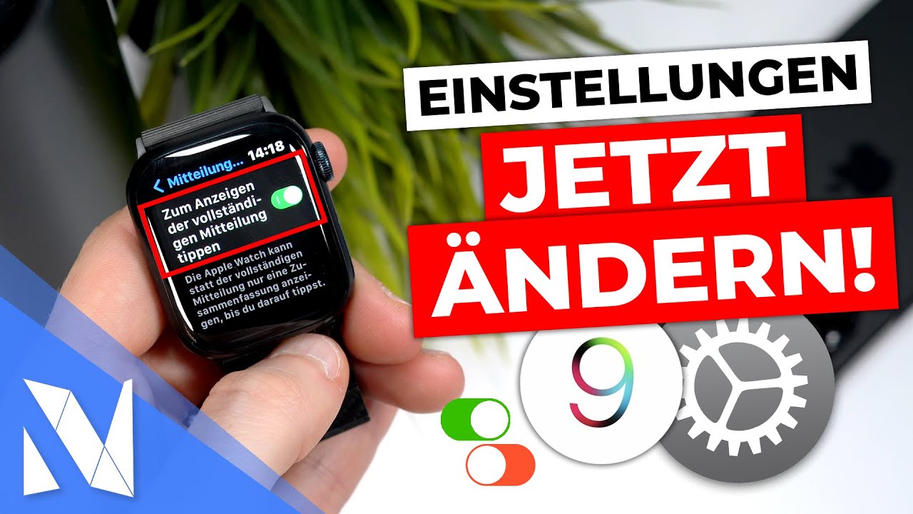 Apple Watch Einstellungen, die du SOFORT ändern solltest (watchOS 9) | Nils-Hendrik Welk