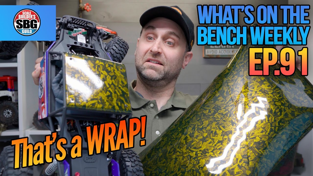 Automotive Wrap your RC! - What's on the Bench Ep.91