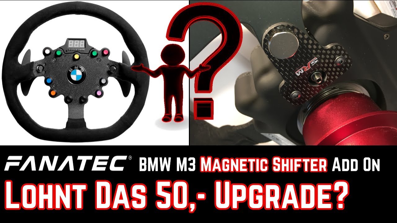 BMW M3 Lenkrad + Magnetic Shifter Add On von Simracingmachines